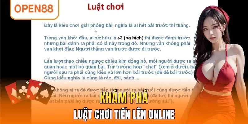 Khám phá luật chơi Tiến Lên online chi tiết